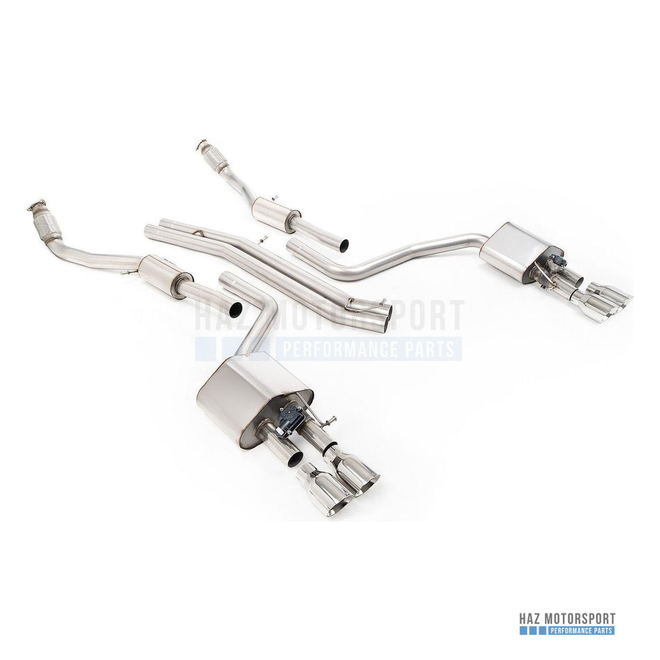 Milltek Sport Non-Resonated (Louder) Cat Back Exhaust – Audi S8 D4 Quattro (2013–2018) – photo 1