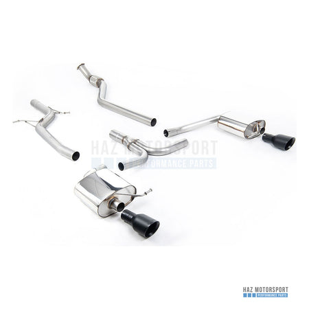 Milltek Sport Non-Resonated (Louder) Cat Back Exhaust – Audi A4 2.0 B8 S line (Manual) (2008–2011) – photo 1