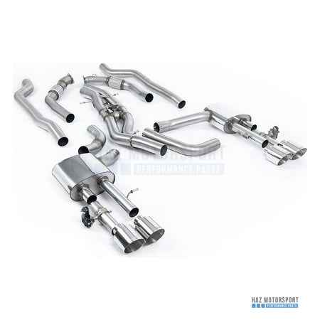 Milltek Sport Non-Resonated (Louder) Cat Back Exhaust – Audi S8 D5 V8 (2020 on) – photo 1