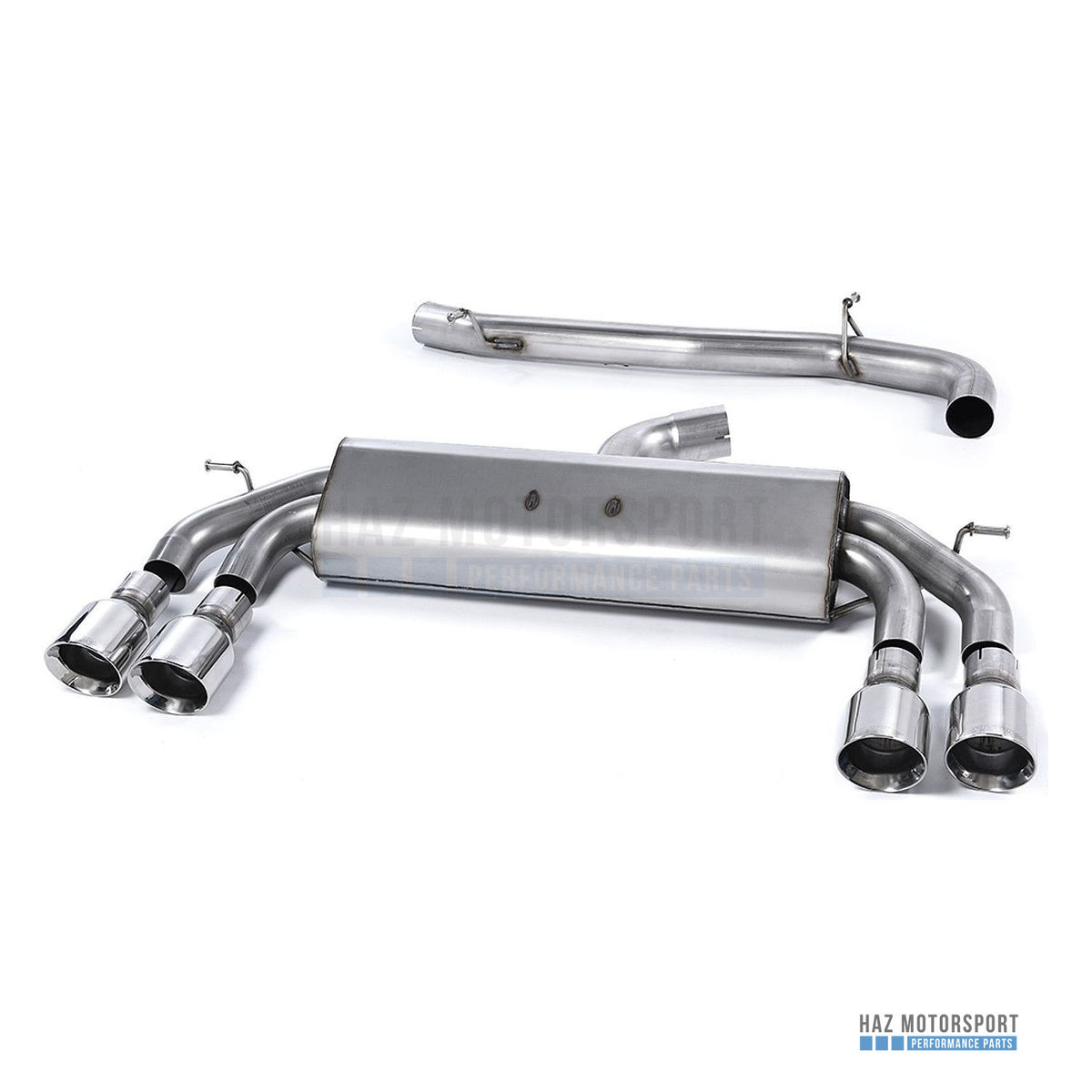 Milltek Sport Non-Resonated (Louder) Cat Back Exhaust – Audi S3 8V/8V.2 (2013–2018) – photo 1