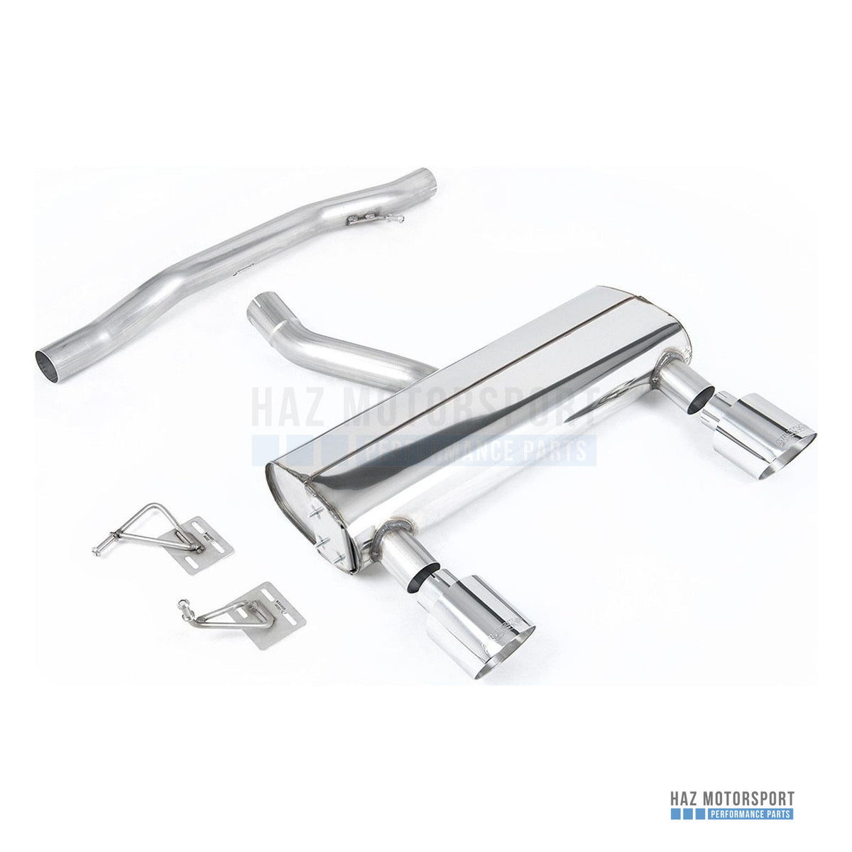 Milltek Sport Non-Resonated (Louder) Cat Back Exhaust – Audi TT Mk1 V6 Quattro (2003–2006) – photo 1