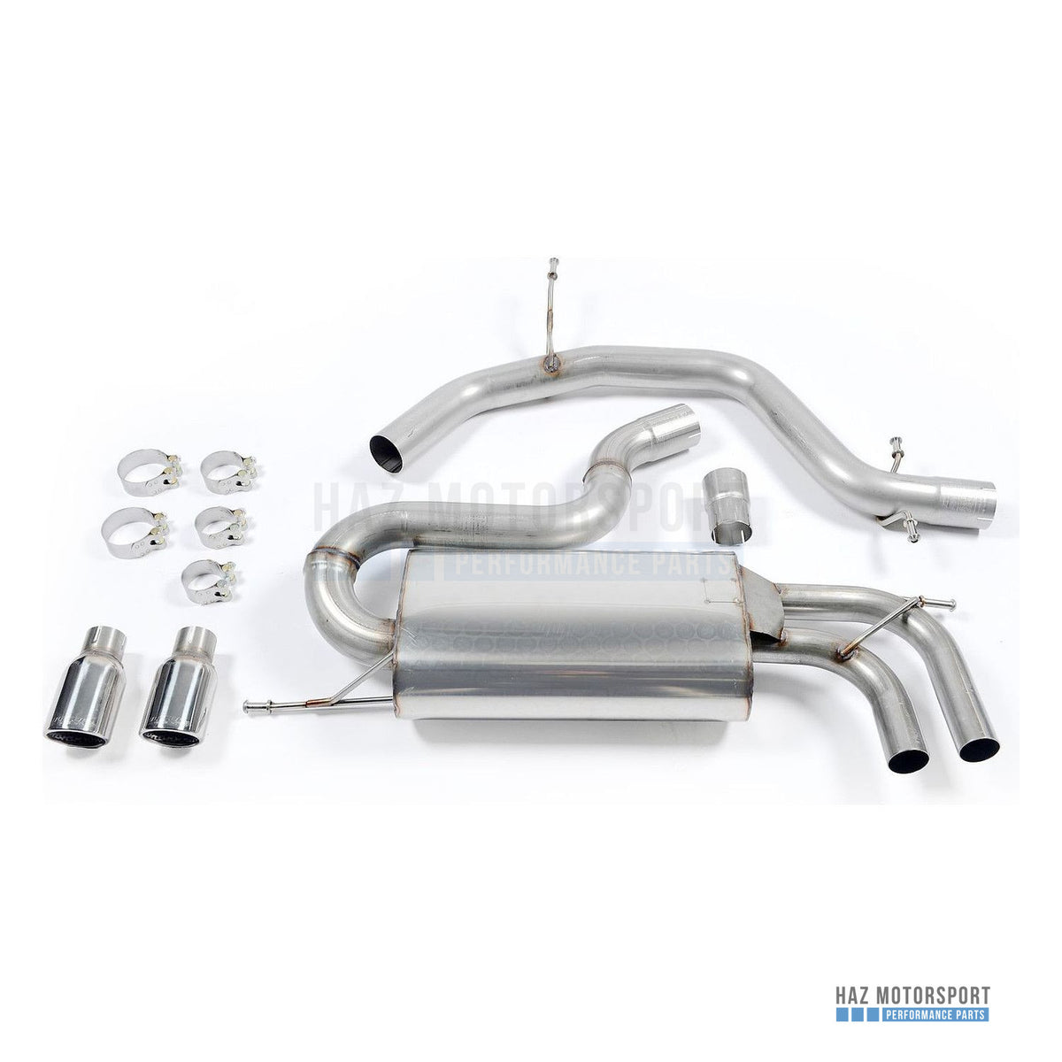 Milltek Sport Non-Resonated (Louder) Cat Back Exhaust – Seat Leon Cupra 2.0T FSI (2006–2011) – photo 1