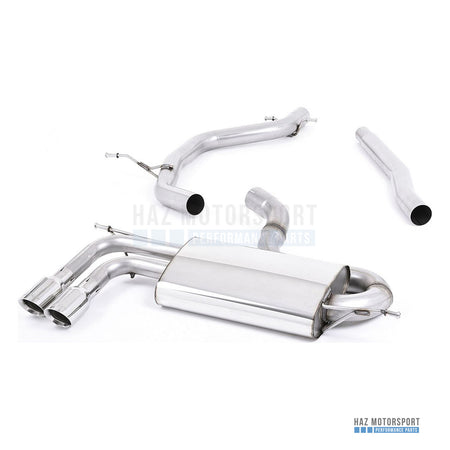 Milltek Sport Non-Resonated (Louder) Cat Back Exhaust – Audi A3 1.8 TSI (2008–2012) – photo 1