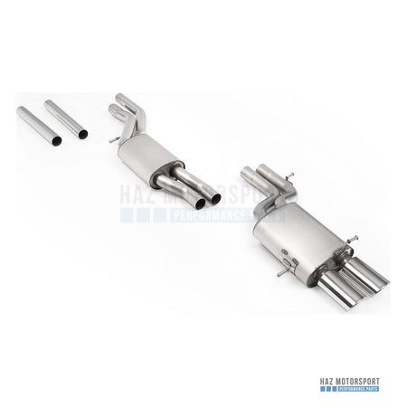 Milltek Sport Non-Resonated (Louder) Cat Back Exhaust – Audi RS4 B5 V6 Avant/S4 B5 Quattro (1997–2002) – photo 1