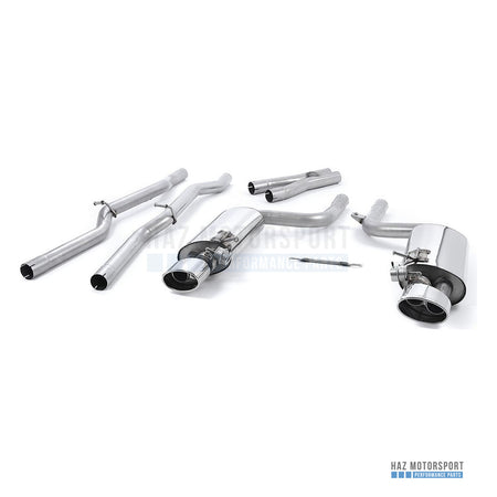 Milltek Sport Non-Resonated (Louder) Cat Back Exhaust – Audi RS4 B7 (2006–2008) – photo 1