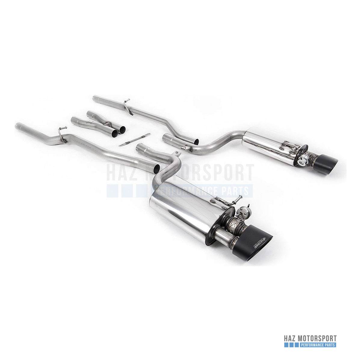Milltek Sport Non-Resonated (Louder) Cat Back Exhaust – Audi RS4 B7 (2006–2008) – photo 2