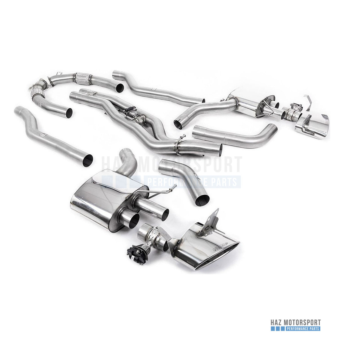 Milltek Sport Non-Resonated (Louder) Cat Back Exhaust – Audi RS6/RS7 C8 (2019 on) – photo 2