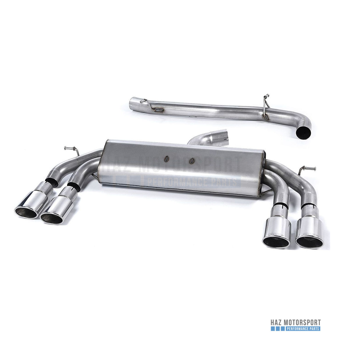 Milltek Sport Non-Resonated (Louder) Cat Back Exhaust – Audi S3 8V/8V.2 Sportback Non GPF (2013–2018) – photo 2