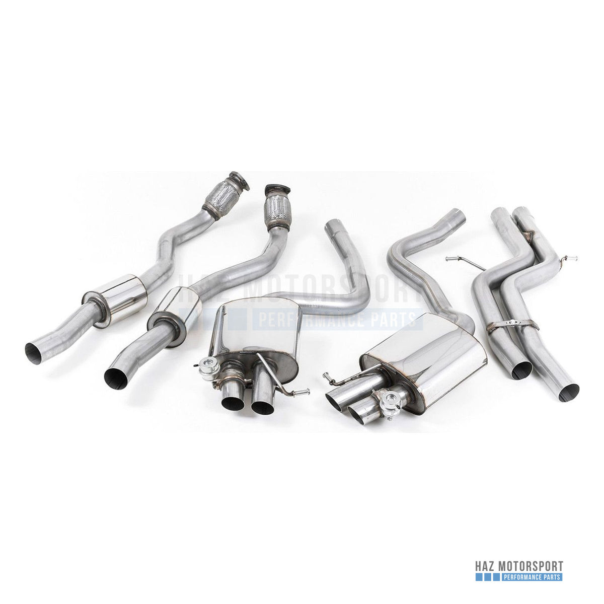 Milltek Sport Non-Resonated (Louder) Cat Back Exhaust – Audi RS5 B8 Coupe (2010–2015) – photo 2