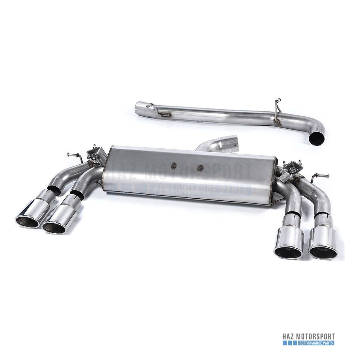 Milltek Sport Non-Resonated (Louder) Cat Back Exhaust – Audi S3 8V.2 Sportback (2013–2020) – photo 2