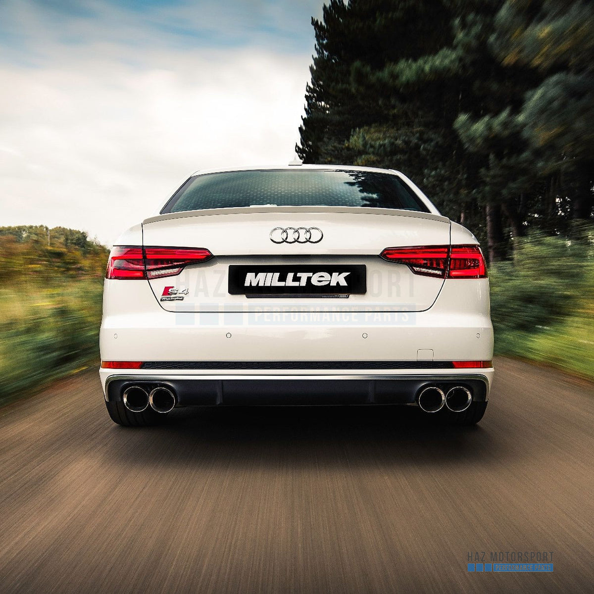 Milltek Sport Non-Resonated (Louder) Cat Back Exhaust – Audi S4/S5 B9 Non Sport Diff models (2017 on) – photo 3