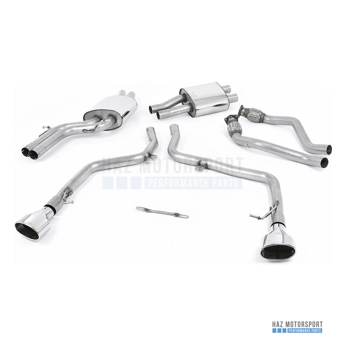 Milltek Sport Non-Resonated (Louder) Cat Back Exhaust – Audi S5 B8 (S tonic) (2009–2011) – photo 3