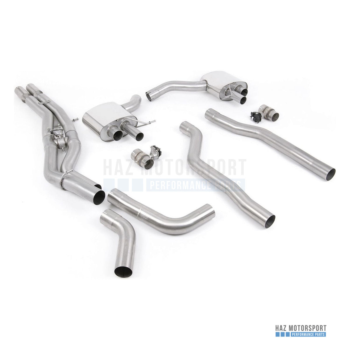 Milltek Sport Non-Resonated (Louder) Cat Back Exhaust – Audi RS6/RS7 C8 (2019 on) – photo 3
