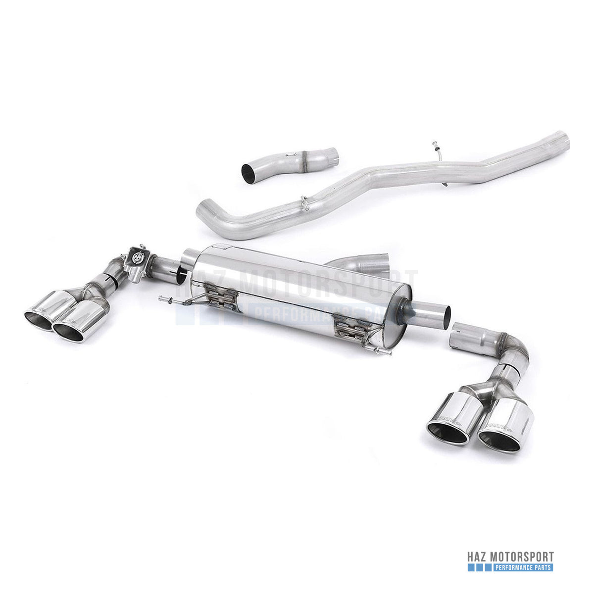 Milltek Sport Non-Resonated (Louder) Cat Back Exhaust – Audi S1 (2014–2018) – photo 3