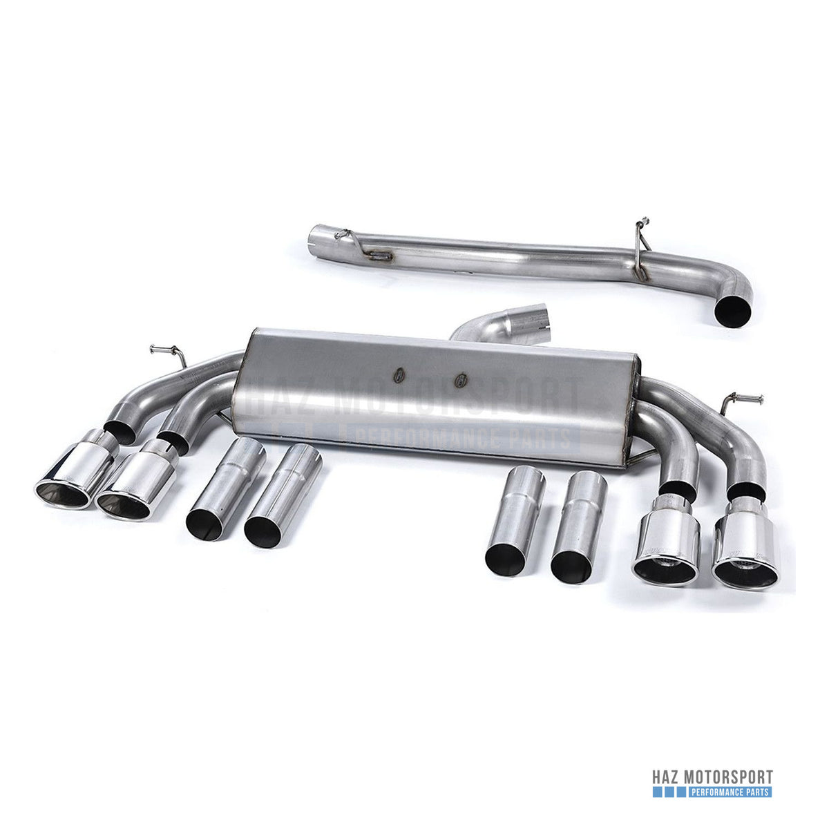 Milltek Sport Non-Resonated (Louder) Cat Back Exhaust – Audi S3 8V/V.2 (2013–2018) – photo 3
