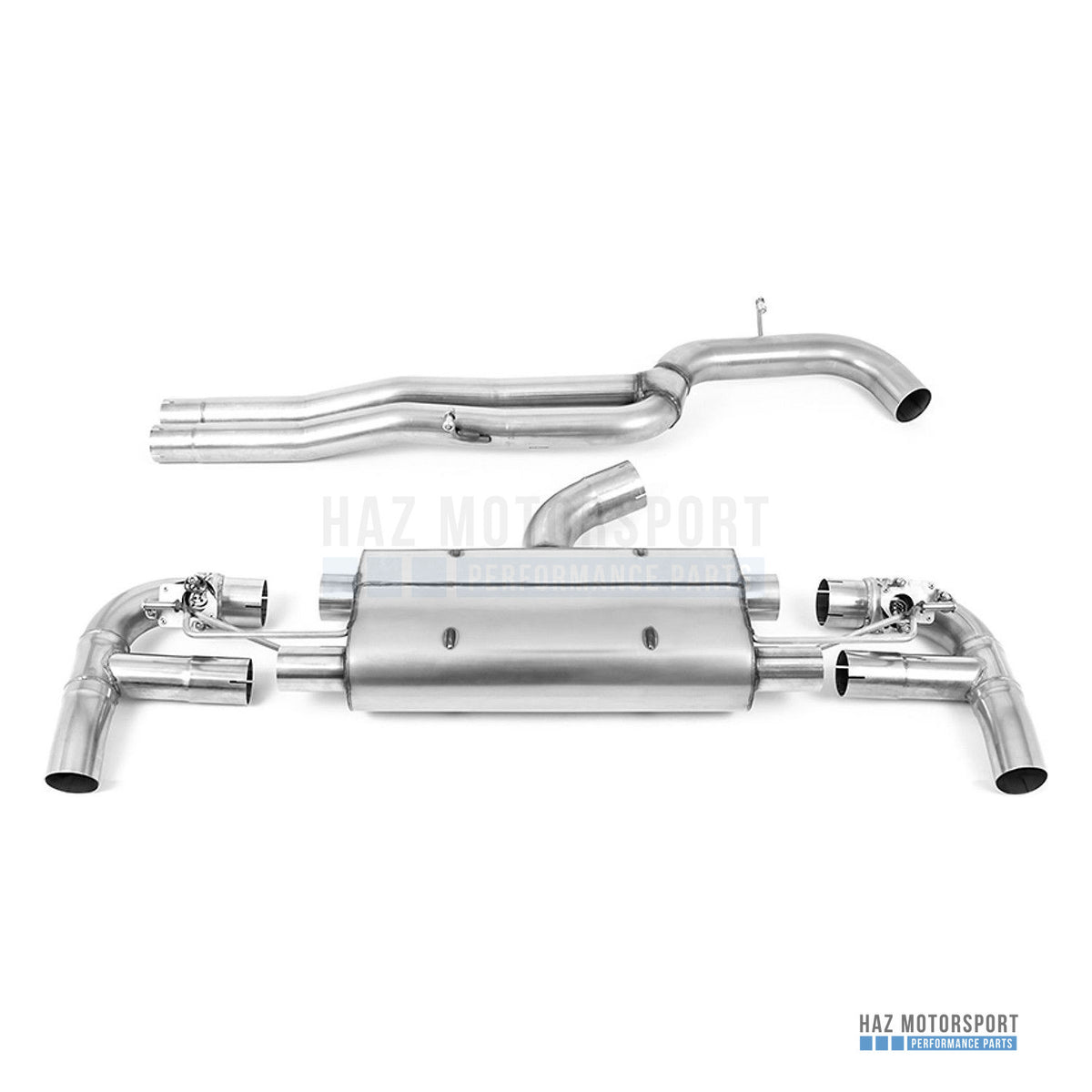 Milltek Sport Non-Resonated (Louder) Cat Back Exhaust – Audi RS3 8V Facelift (2017 on) – photo 3