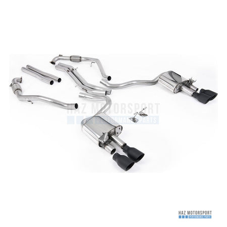 Milltek Sport Non-Resonated (Louder) Cat Back Exhaust – Audi S5 B9 Sport Diff models with Brace Bars (2017 on) – photo 3