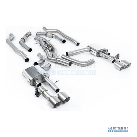 Milltek Sport Non-Resonated (Louder) Cat Back Exhaust – Audi S8 D5 V8 (2020 on) – photo 4