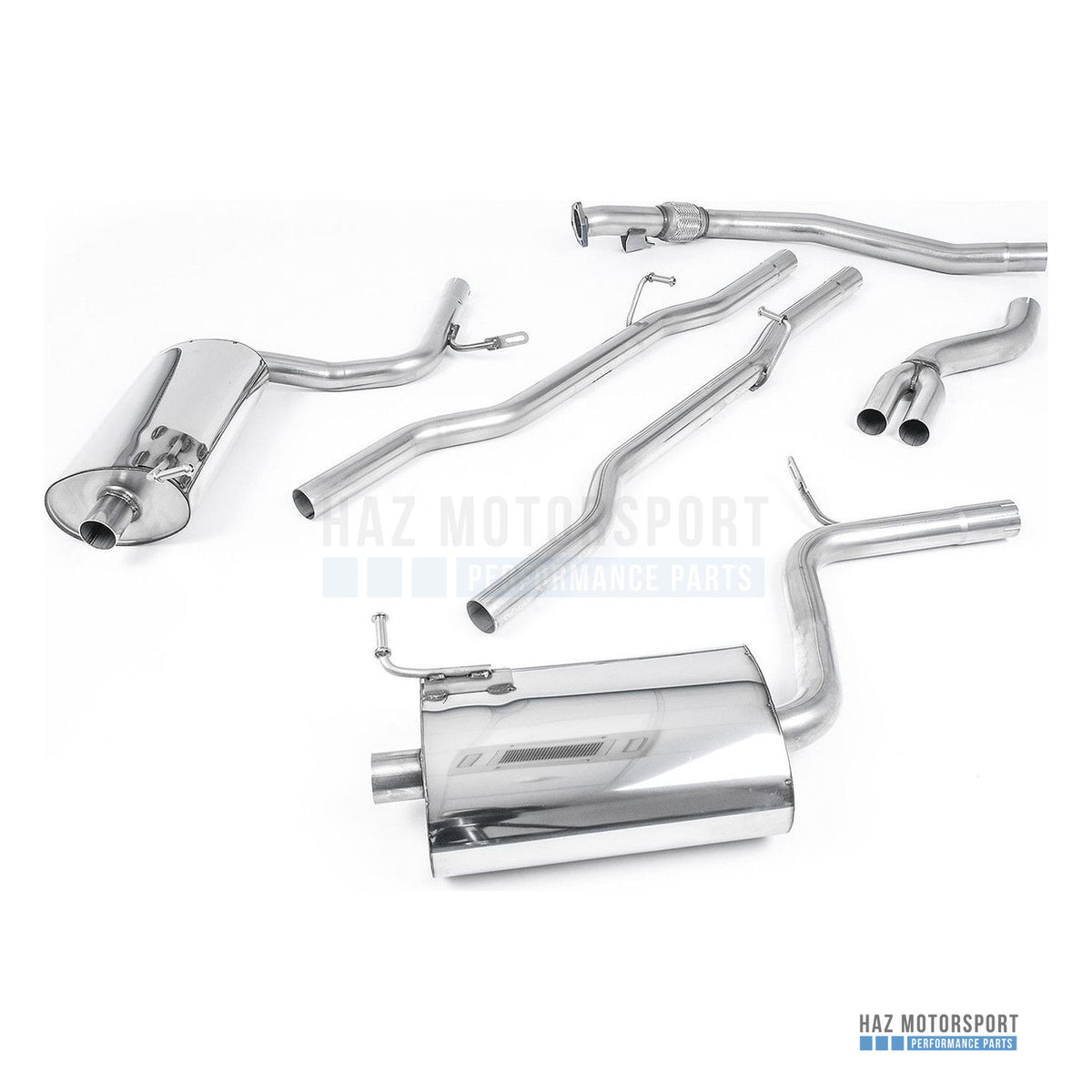 Milltek Sport Non-Resonated (Louder) Cat Back Exhaust – Audi A4 2.0 B7 Quattro/DTM (2005–2008) – photo 5