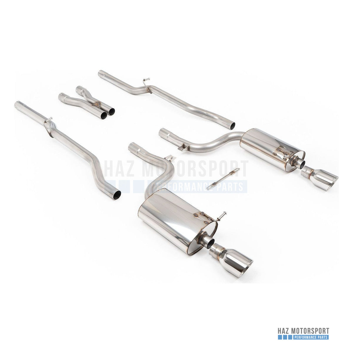 Milltek Sport Non-Resonated (Louder) Cat Back Exhaust – Audi S4 B6 (2003–2005) – photo 5