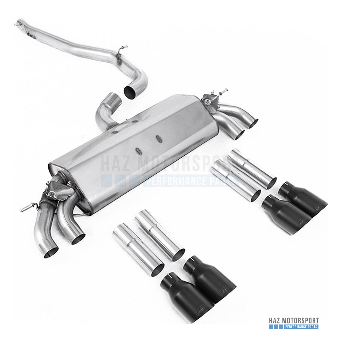 Milltek Sport Non-Resonated (Louder) Cat Back Exhaust – Audi S3 8V.2 (2013–2020) – photo 5