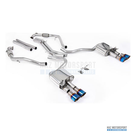 Milltek Sport Non-Resonated (Louder) Cat Back Exhaust – Audi S5 B9 Sport Diff models with Brace Bars (2017 on) – photo 5