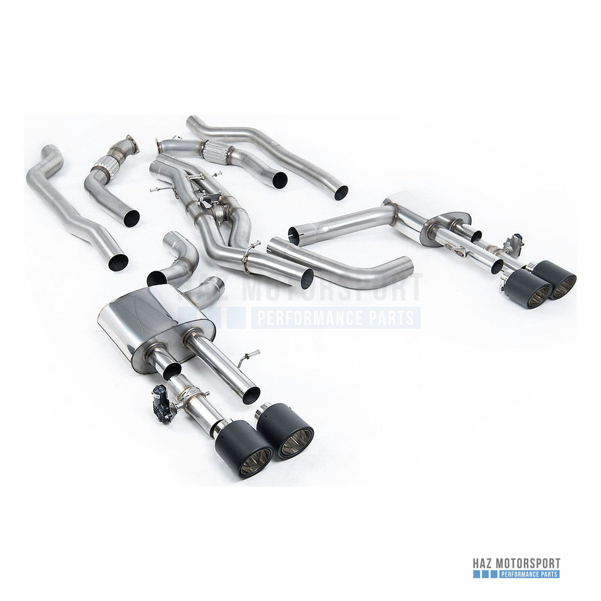 Milltek Sport Non-Resonated (Louder) Cat Back Exhaust – Audi S8 D5 V8 (2020 on) – photo 6