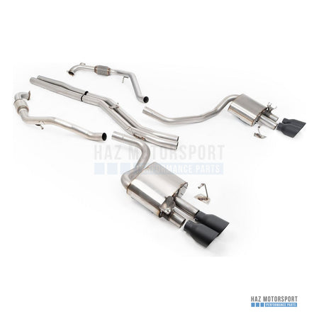 Milltek Sport Non-Resonated (Louder) Cat Back Exhaust – Audi S4/S5 B9 Sport Diff without Brace Bars (2017 on) – photo 6