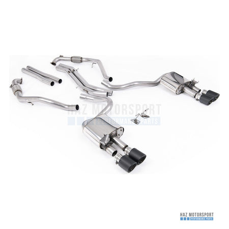Milltek Sport Non-Resonated (Louder) Cat Back Exhaust – Audi S5 B9 Sport Diff models with Brace Bars (2017 on) – photo 6