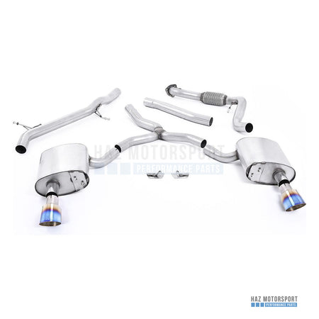 Milltek Sport Non-Resonated (Louder) Cat Back Exhaust – Audi A4 2.0 B9 Quattro (2016 on) – photo 9