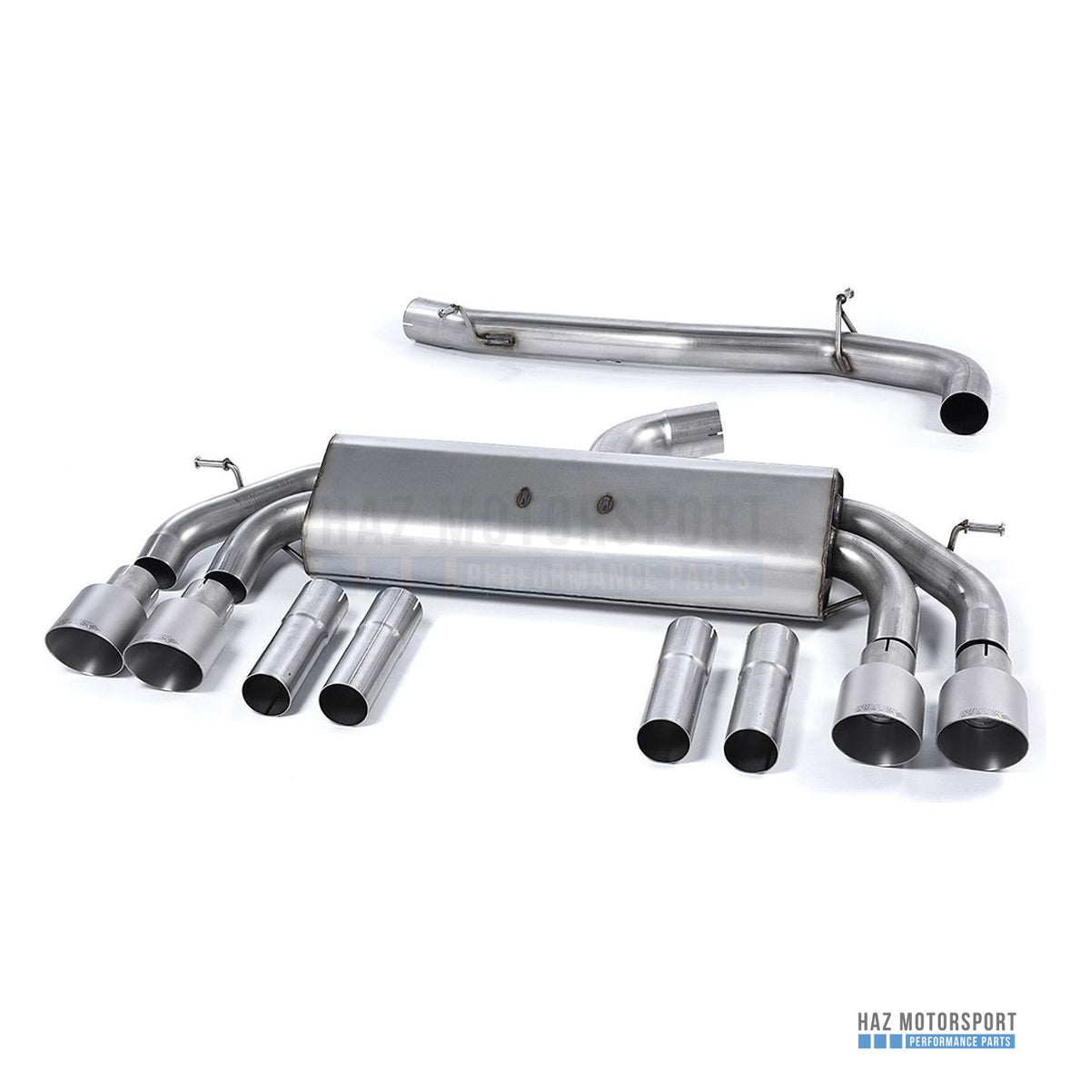 Milltek Sport Non-Resonated (Louder) Cat Back Exhaust – Audi S3 8V/V.2 (2013–2018) – photo 10