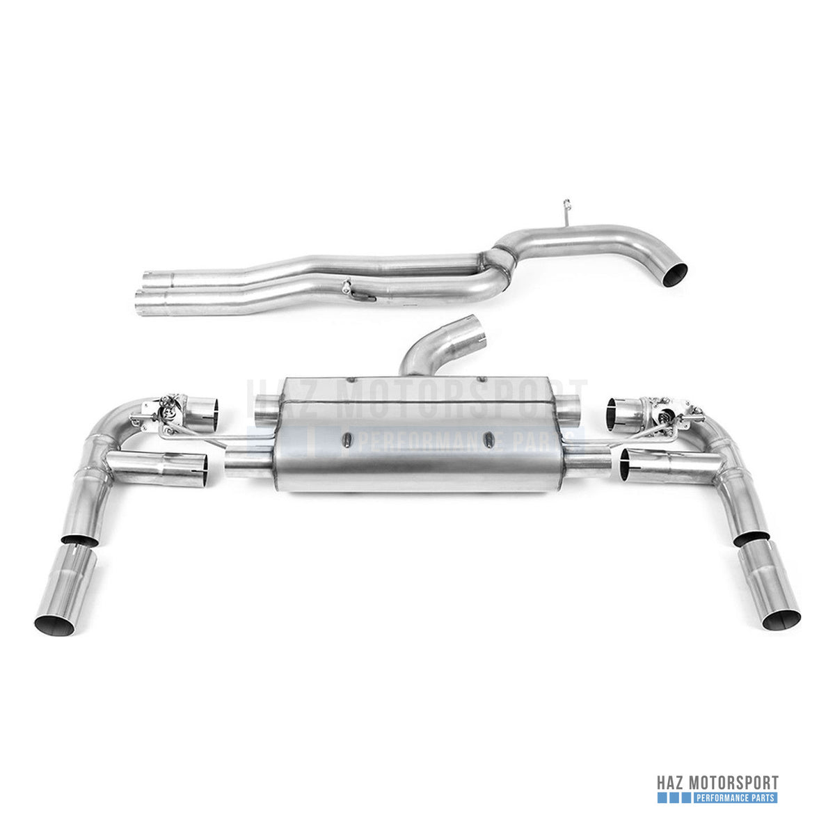 Milltek Sport Non-Resonated (Louder) Cat Back Exhaust – Audi RS3 8V (2017 on) – photo 12