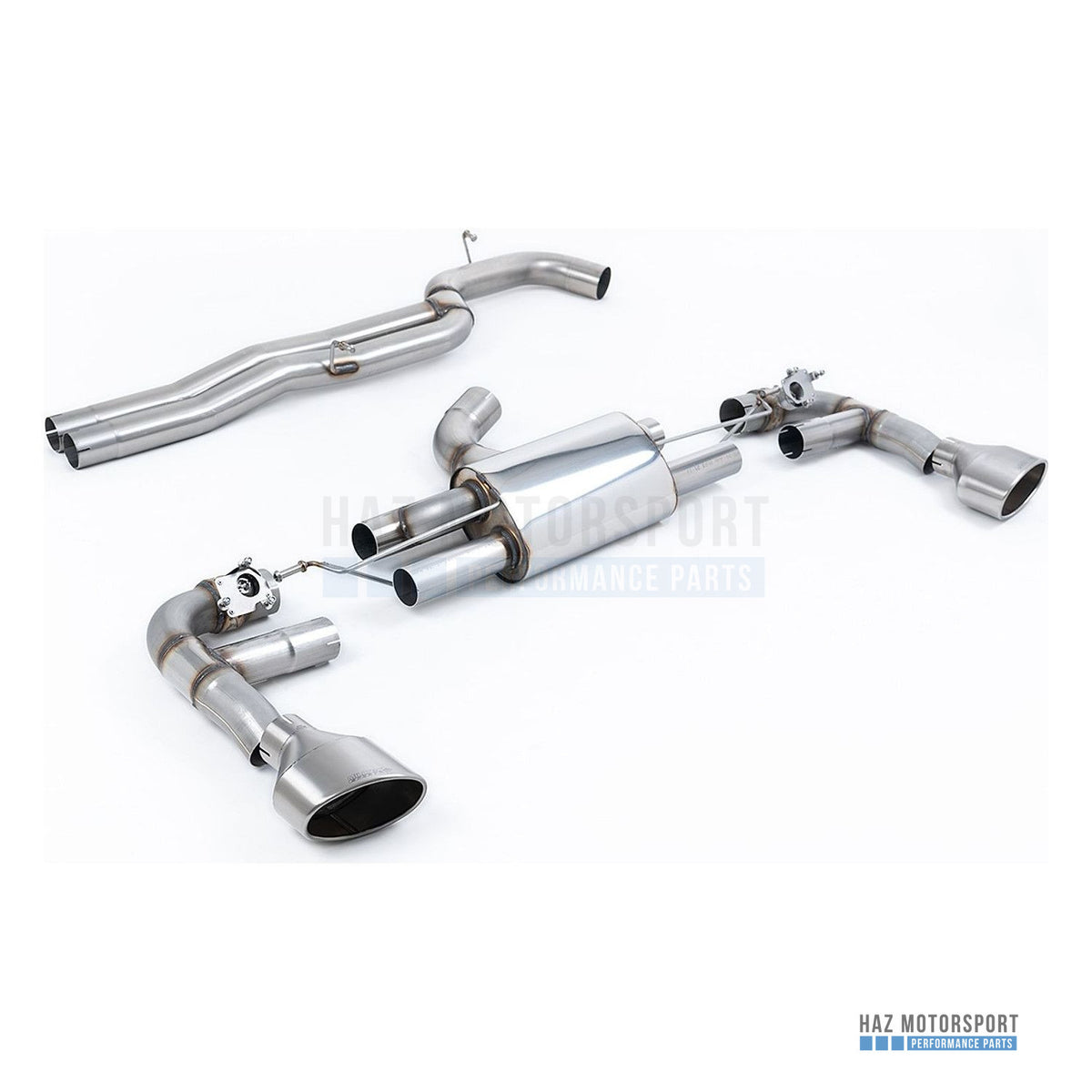 Milltek Sport Non-Resonated (Louder) Cat Back Exhaust – Audi RS3 8V Facelift (2017 on) – photo 21