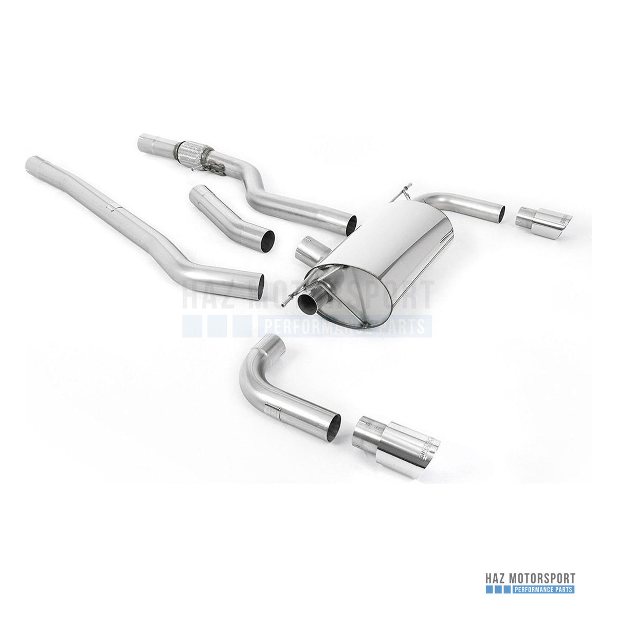 Milltek Sport Non-Resonated (Louder) Cat Back Exhaust – BMW 4 Series F32 428i Auto (2014–2016) – photo 1