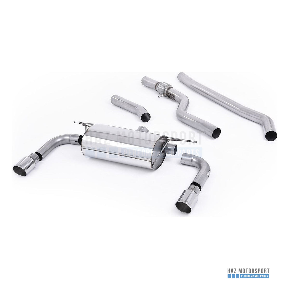 Milltek Sport Non-Resonated (Louder) Cat Back Exhaust – BMW F30 328i M Sport (2012–2015) – photo 1