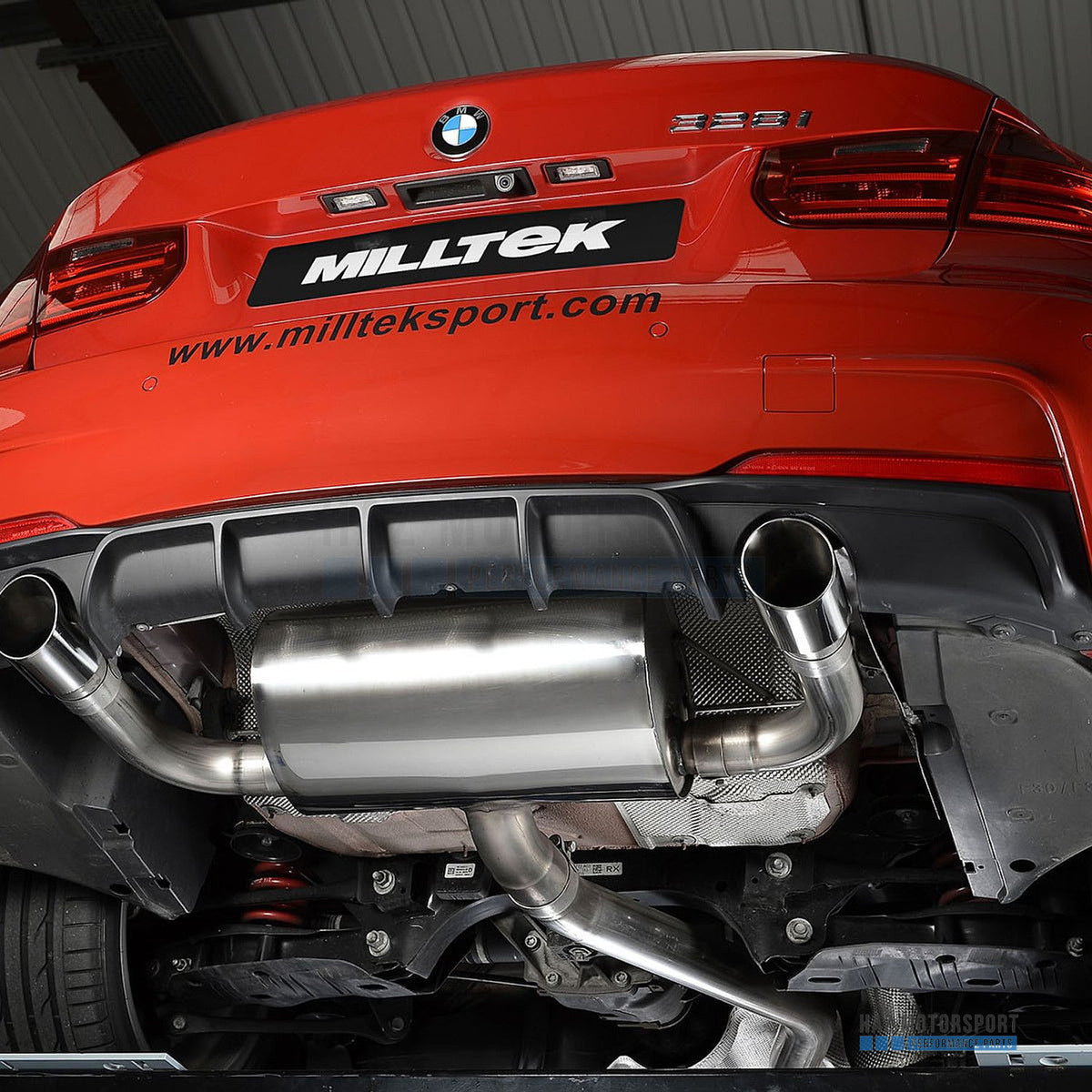 Milltek Sport Non-Resonated (Louder) Cat Back Exhaust – BMW F30 328i M Sport (2012–2015) – photo 2