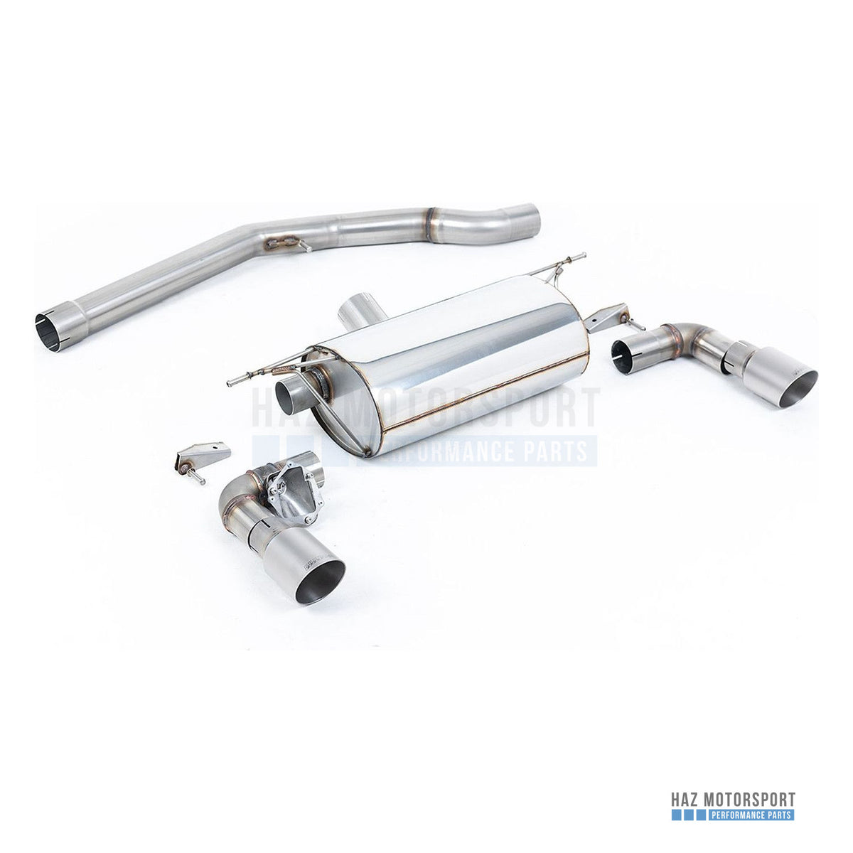 Milltek Sport Non-Resonated (Louder) Cat Back Exhaust – BMW F20/21 M140i (2019–2020) – photo 3