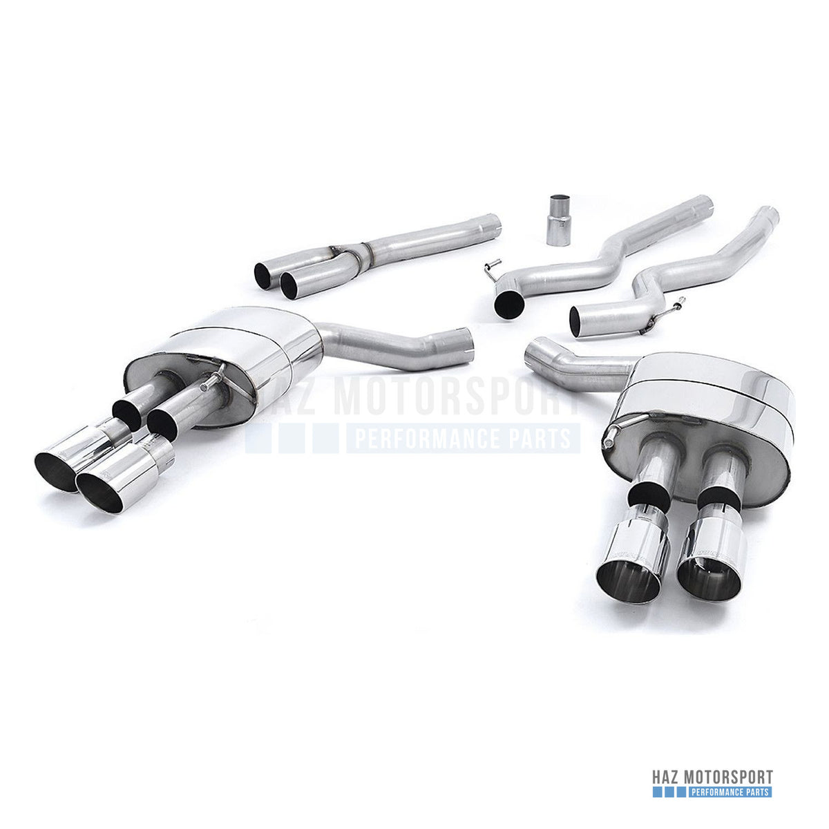 Milltek Sport Non-Resonated (Louder) Cat Back Exhaust – Ford Mustang 2.3 (S550 Fastback) (2015–2018) – photo 1