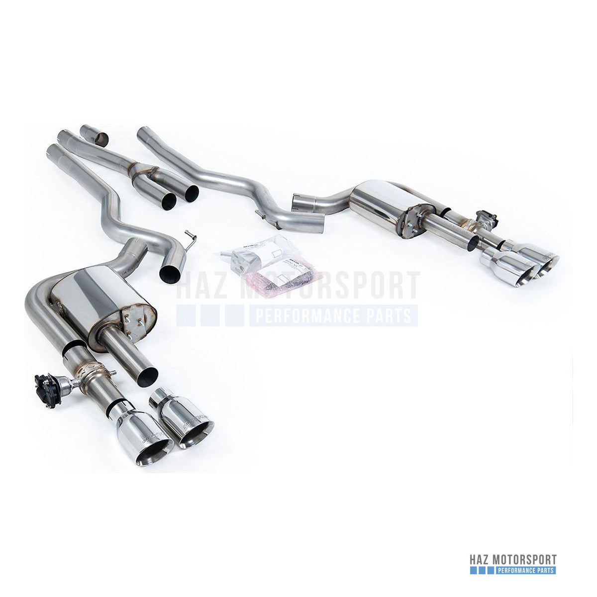 Milltek Sport Non-Resonated (Louder) Cat Back Exhaust – Ford Mustang 2.3 (S650 Fastback) (2024 on) – photo 1