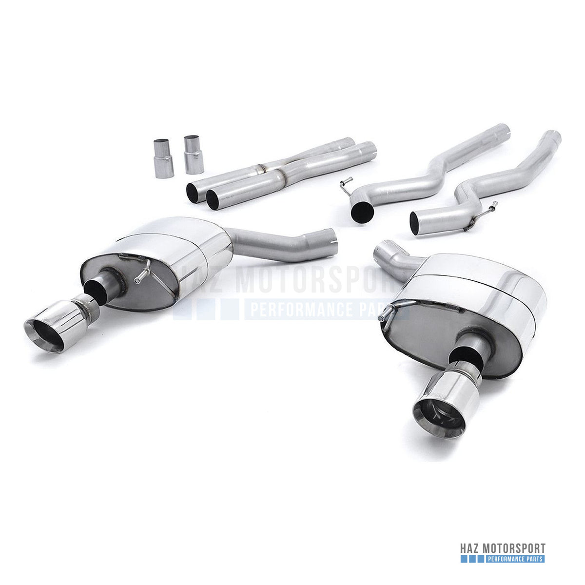 Milltek Sport Non-Resonated (Louder) Cat Back Exhaust – Ford Mustang 5.0 V8 GT (Fastback) (2015–2018) – photo 1