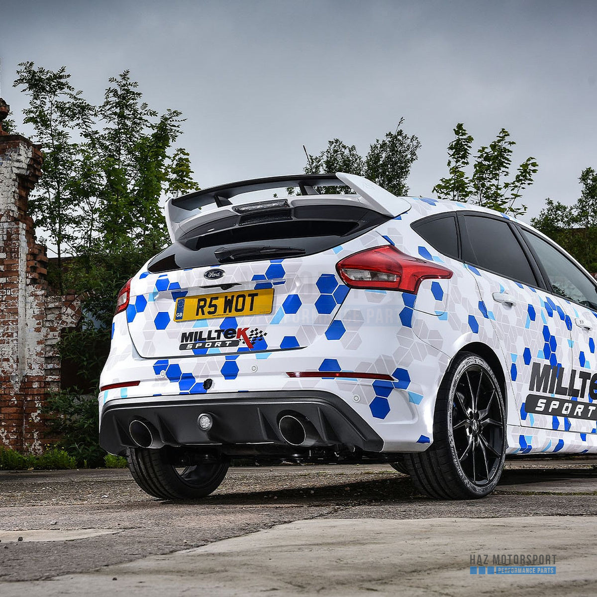 Milltek Sport Non-Resonated (Louder) Cat Back Exhaust – Ford Focus Mk3 RS (2016–2018) – photo 2