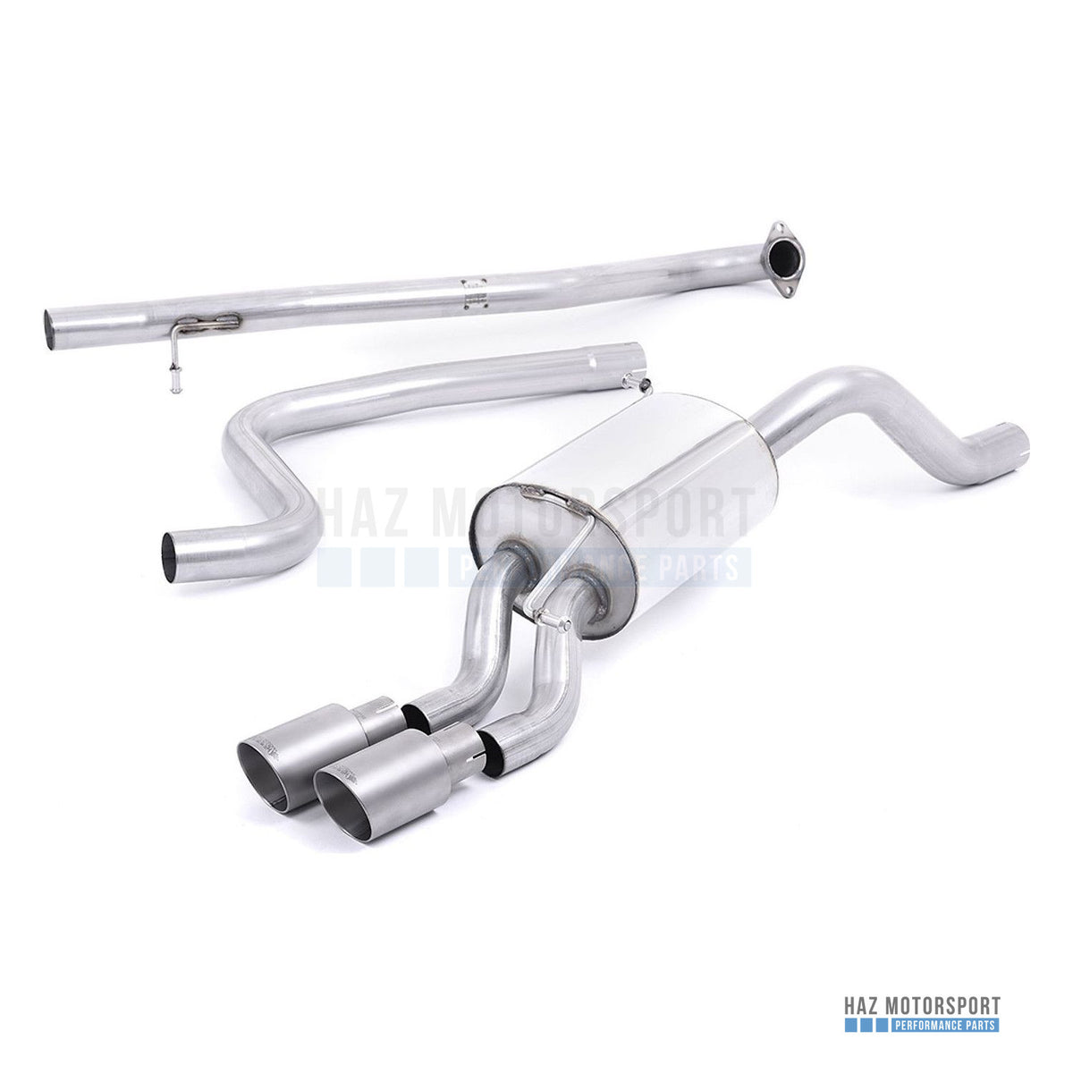Milltek Sport Non-Resonated (Louder) Cat Back Exhaust – Ford Fiesta Mk7/7.5 Ecoboost 1.0T (2013–2017) – photo 3