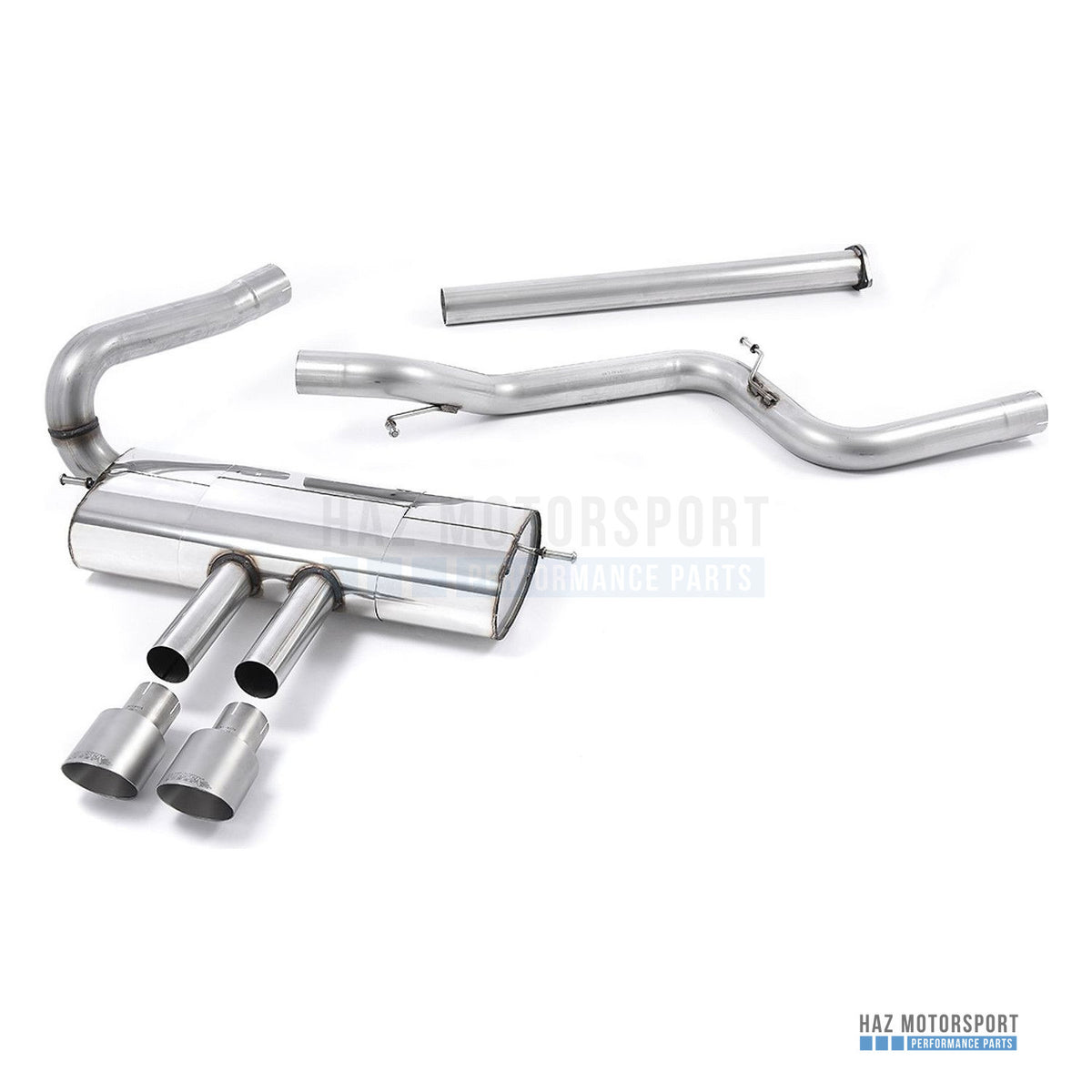 Milltek Sport Non-Resonated (Louder) Cat Back Exhaust – Ford Focus Mk3 ST Estate/Sedan (2012–2018) – photo 3