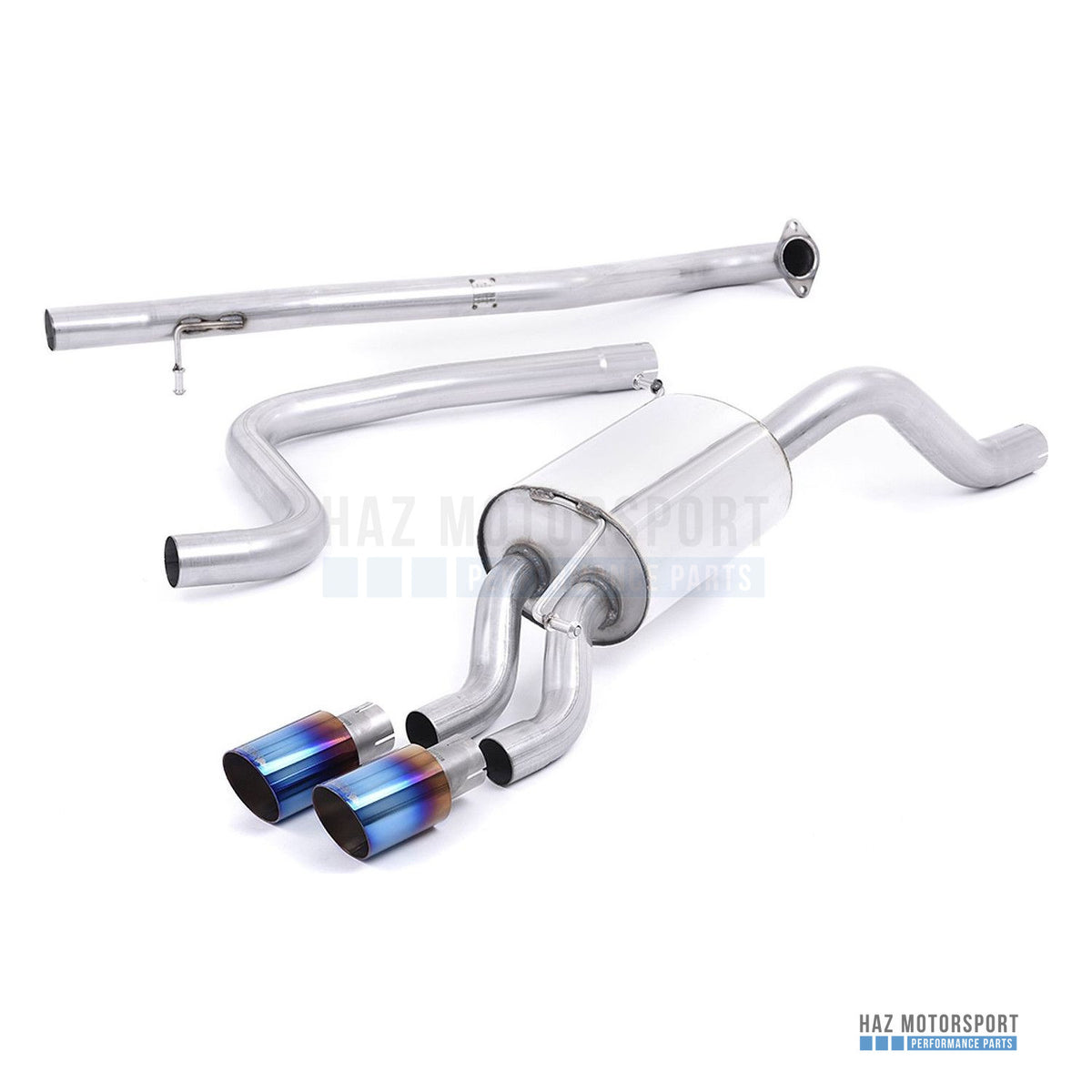 Milltek Sport Non-Resonated (Louder) Cat Back Exhaust – Ford Fiesta Mk7/7.5 Ecoboost 1.0T (2013–2017) – photo 4