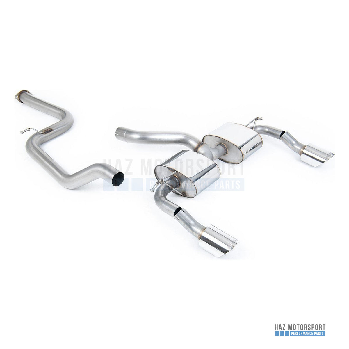 Milltek Sport Non-Resonated (Louder) Cat Back Exhaust – Ford Focus Mk2 RS (2009–2010) – photo 6