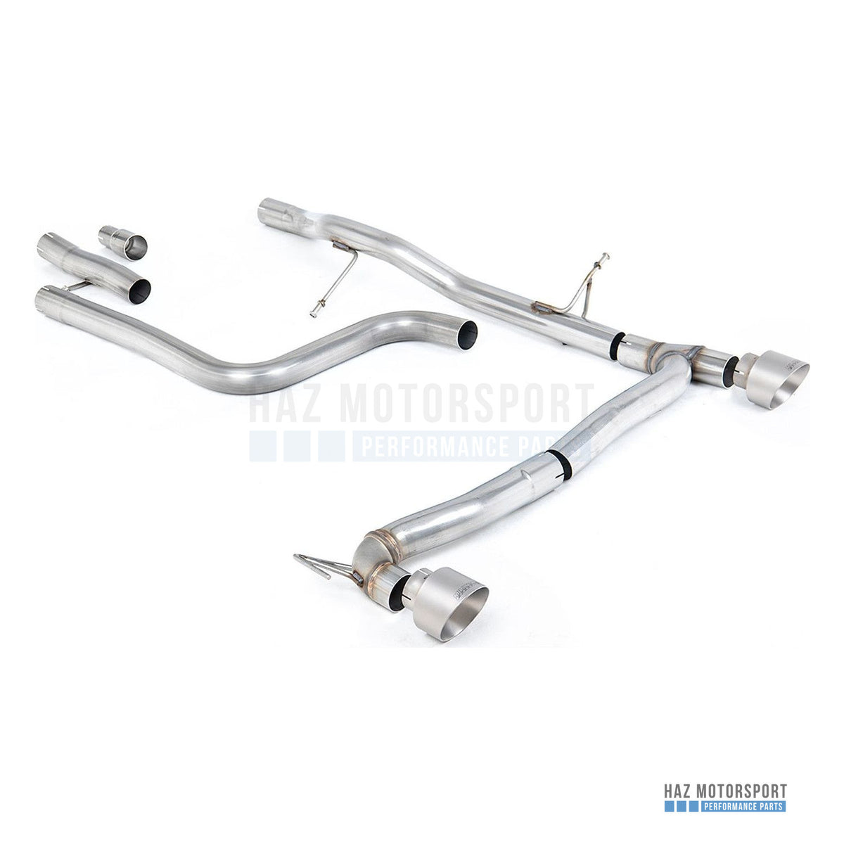 Milltek Sport Non-Resonated (Louder) GPF Back Exhaust – Ford Fiesta Mk8 1.0T ST Line Dual Outlets (2020 on) – photo 5