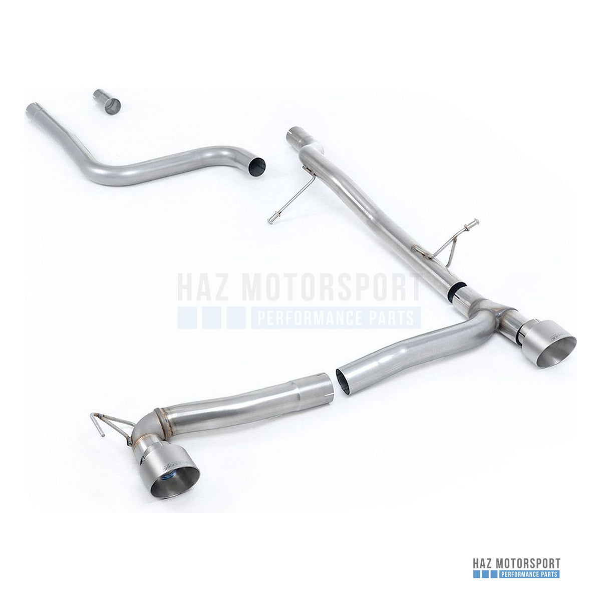 Milltek Sport Non-Resonated (Louder) Cat Back Exhaust – Ford Fiesta Mk8 1.0T ST Line (Dual Outlets) (2019 on) – photo 7