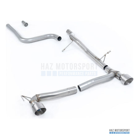 Milltek Sport Non-Resonated (Louder) Cat Back Exhaust – Ford Fiesta Mk8 1.0T ST Line (Dual Outlets) (2019 on) – photo 7