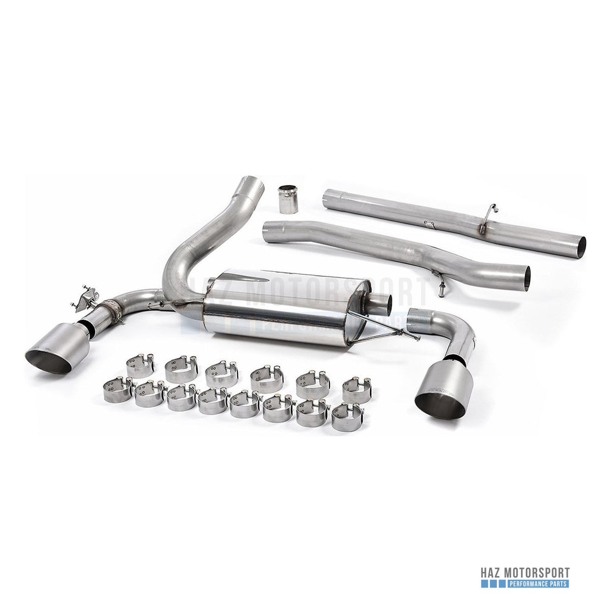 Milltek Sport Non-Resonated (Louder) Cat Back Exhaust – Ford Focus Mk3 RS (2016–2018) – photo 7