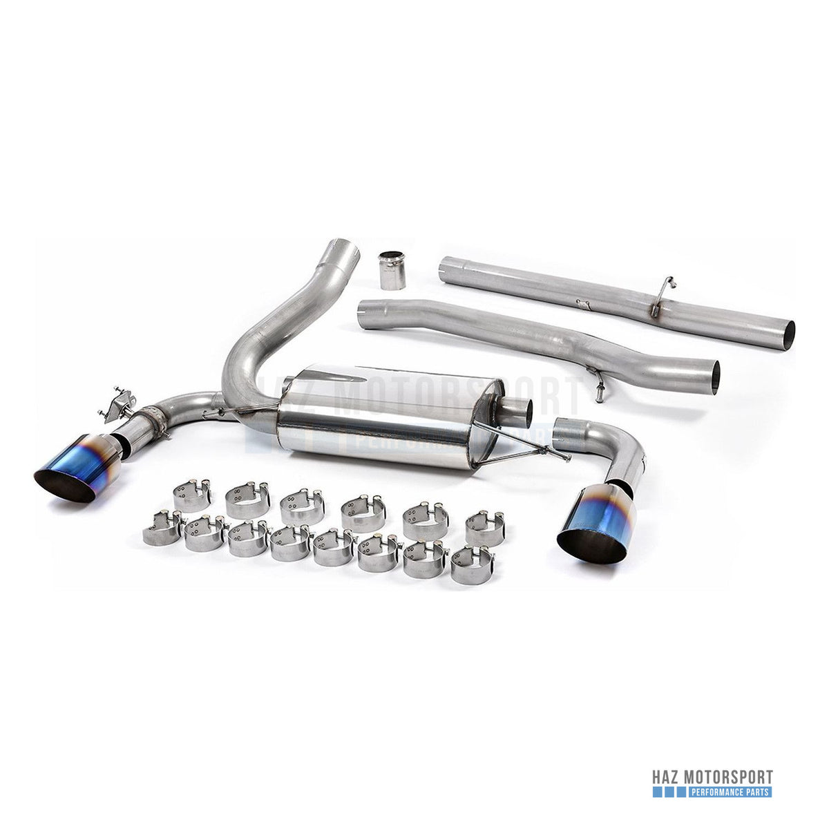 Milltek Sport Non-Resonated (Louder) Cat Back Exhaust – Ford Focus Mk3 RS (2016–2018) – photo 9